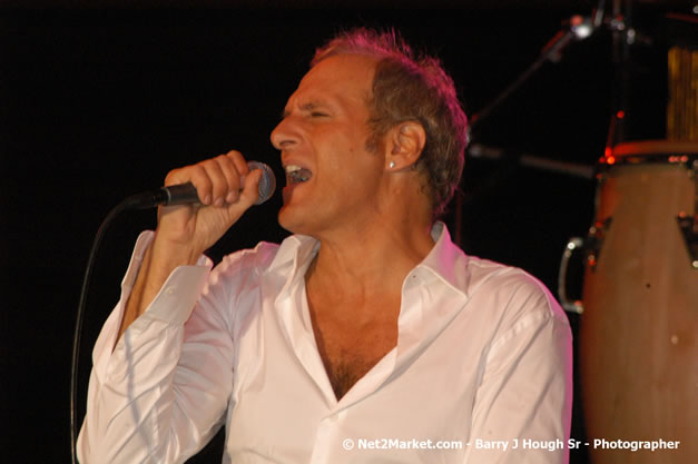 Michael Bolton - Air Jamaica Jazz & Blues Festival 2007 - The Art of Music -  Thursday, January 25th - 10th Anniversary - Air Jamaica Jazz & Blues Festival 2007 - The Art of Music - Tuesday, January 23 - Saturday, January 27, 2007, The Aqueduct on Rose Hall, Montego Bay, Jamaica - Negril Travel Guide, Negril Jamaica WI - http://www.negriltravelguide.com - info@negriltravelguide.com...!