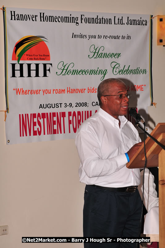 Investment & Business Forum - Brand Jamaica @ Grand Palladium Resort & Spa [Fiesta] - Friday, August 8, 2008 - Hanover Homecoming Foundation LTD Jamaica - Wherever you roam ... Hanover bids you ... come HOME - Sunday, August 3 to Saturday, August 9, 2008 - Hanover Jamaica - Photographs by Net2Market.com - Barry J. Hough Sr. Photojournalist/Photograper - Photographs taken with a Nikon D300 - Negril Travel Guide, Negril Jamaica WI - http://www.negriltravelguide.com - info@negriltravelguide.com...!