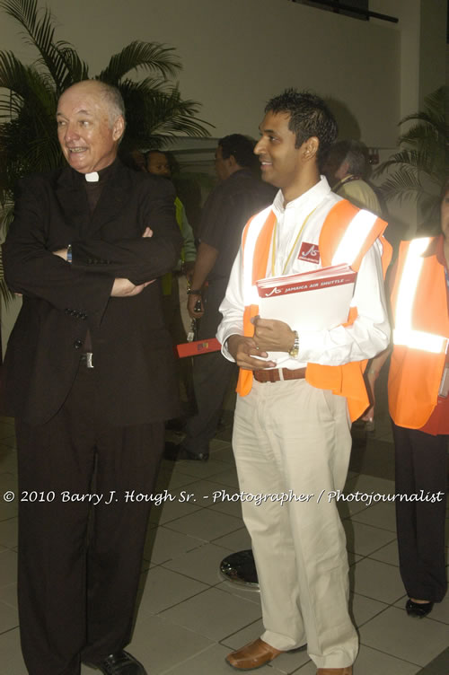 Jamaica Air Shuttle Launch @ MBJ Airports Limited, Wednesday, January 20, 2010, Sangster International Airport, Montego Bay, St. James, Jamaica W.I. - Photographs by Net2Market.com - Barry J. Hough Sr, Photographer/Photojournalist - The Negril Travel Guide - Negril's and Jamaica's Number One Concert Photography Web Site with over 40,000 Jamaican Concert photographs Published -  Negril Travel Guide, Negril Jamaica WI - http://www.negriltravelguide.com - info@negriltravelguide.com...!