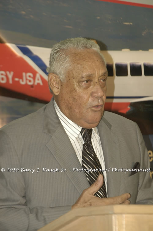 Jamaica Air Shuttle Launch @ MBJ Airports Limited, Wednesday, January 20, 2010, Sangster International Airport, Montego Bay, St. James, Jamaica W.I. - Photographs by Net2Market.com - Barry J. Hough Sr, Photographer/Photojournalist - The Negril Travel Guide - Negril's and Jamaica's Number One Concert Photography Web Site with over 40,000 Jamaican Concert photographs Published -  Negril Travel Guide, Negril Jamaica WI - http://www.negriltravelguide.com - info@negriltravelguide.com...!