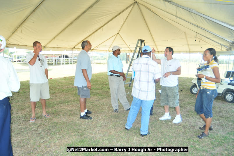 Preparations at the Venue - Jamaica Jazz and Blues Festival 2009, Thursday, January 15, 2009 - Venue at the Aqueduct on Rose Hall Resort &amp; Country Club, Montego Bay, Jamaica - Thursday, January 22 - Saturday, January 24, 2009 - Photographs by Net2Market.com - Barry J. Hough Sr, Photographer/Photojournalist - Negril Travel Guide, Negril Jamaica WI - http://www.negriltravelguide.com - info@negriltravelguide.com...!