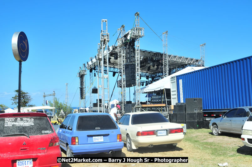 Preparations Continue [One Day To Go] at the Venue & Office - Jamaica Jazz and Blues Festival 2009 - Presented by Air Jamaica - Thursday, January 15, 2009 - Venue at the Aqueduct on Rose Hall Resort &amp; Country Club, Montego Bay, Jamaica - Thursday, January 22 - Saturday, January 24, 2009 - Photographs by Net2Market.com - Barry J. Hough Sr, Photographer/Photojournalist - Negril Travel Guide, Negril Jamaica WI - http://www.negriltravelguide.com - info@negriltravelguide.com...!