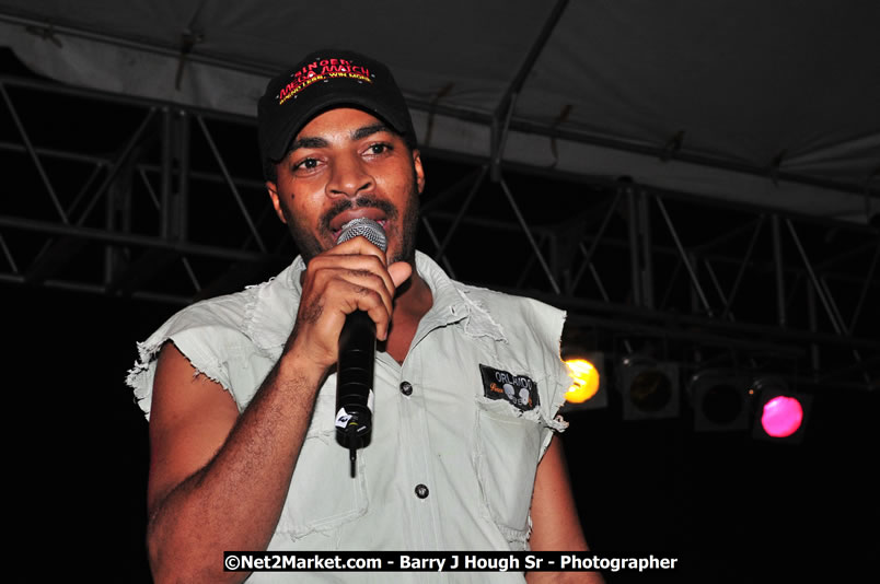 Lucea Cross the Harbour @ Lucea Car Park - All Day Event - Cross the Harbour Swim, Boat Rides, and Entertainment for the Family - Concert Featuring: Bushman, George Nooksl, Little Hero, Bushi One String, Dog Rice and many local Artists - Friday, August 1, 2008 - Lucea, Hanover Jamaica - Photographs by Net2Market.com - Barry J. Hough Sr. Photojournalist/Photograper - Photographs taken with a Nikon D300 - Negril Travel Guide, Negril Jamaica WI - http://www.negriltravelguide.com - info@negriltravelguide.com...!