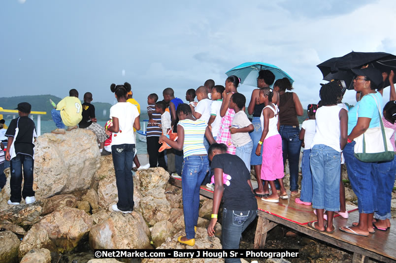 Lucea Cross the Harbour @ Lucea Car Park - All Day Event - Cross the Harbour Swim, Boat Rides, and Entertainment for the Family - Concert Featuring: Bushman, George Nooksl, Little Hero, Bushi One String, Dog Rice and many local Artists - Friday, August 1, 2008 - Lucea, Hanover Jamaica - Photographs by Net2Market.com - Barry J. Hough Sr. Photojournalist/Photograper - Photographs taken with a Nikon D300 - Negril Travel Guide, Negril Jamaica WI - http://www.negriltravelguide.com - info@negriltravelguide.com...!