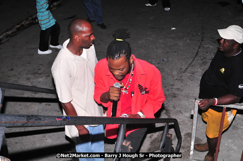 Lucea Cross the Harbour @ Lucea Car Park - All Day Event - Cross the Harbour Swim, Boat Rides, and Entertainment for the Family - Concert Featuring: Bushman, George Nooksl, Little Hero, Bushi One String, Dog Rice and many local Artists - Friday, August 1, 2008 - Lucea, Hanover Jamaica - Photographs by Net2Market.com - Barry J. Hough Sr. Photojournalist/Photograper - Photographs taken with a Nikon D300 - Negril Travel Guide, Negril Jamaica WI - http://www.negriltravelguide.com - info@negriltravelguide.com...!