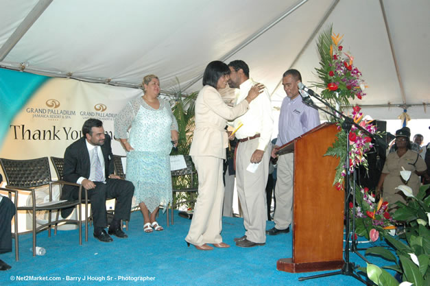 Palladium Hotels & Resorts - Groundbreaking of the 1600-Room Grand Palladium Lady Hamilton Resort & Spa and the Grand Palludium Jamaica Resort & Spa - Special Address: The Most Honorable Portia Simpson-Miller, O.N., M.P., Prime Minister of Jamaica - The Point, Lucea, Hanover, Saturday, November 11, 2006 @ 2:00 pm - Negril Travel Guide, Negril Jamaica WI - http://www.negriltravelguide.com - info@negriltravelguide.com...!