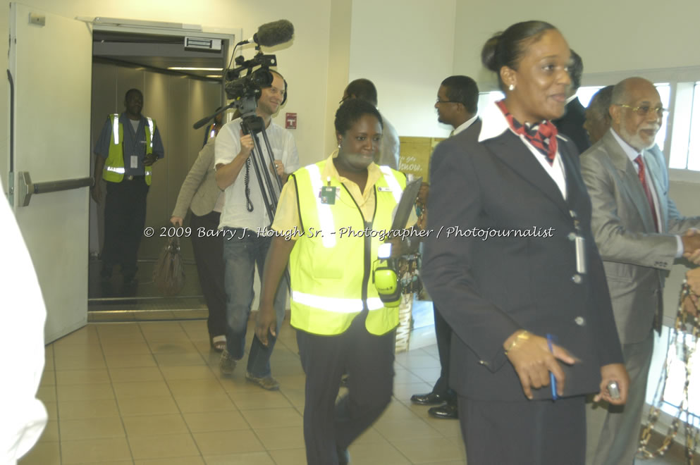  British Airways Inaugurates New Scheduled Service from London Gatwick Airport to Sangster International Airport, Montego Bay, Jamaica, Thursday, October 29, 2009 - Photographs by Barry J. Hough Sr. Photojournalist/Photograper - Photographs taken with a Nikon D70, D100, or D300 - Negril Travel Guide, Negril Jamaica WI - http://www.negriltravelguide.com - info@negriltravelguide.com...!