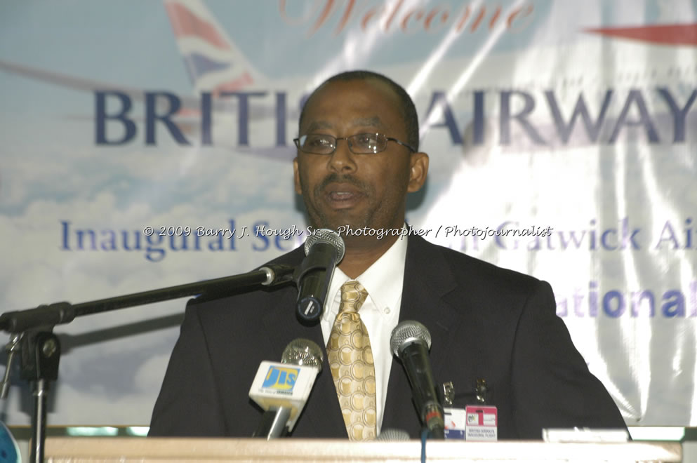  British Airways Inaugurates New Scheduled Service from London Gatwick Airport to Sangster International Airport, Montego Bay, Jamaica, Thursday, October 29, 2009 - Photographs by Barry J. Hough Sr. Photojournalist/Photograper - Photographs taken with a Nikon D70, D100, or D300 - Negril Travel Guide, Negril Jamaica WI - http://www.negriltravelguide.com - info@negriltravelguide.com...!