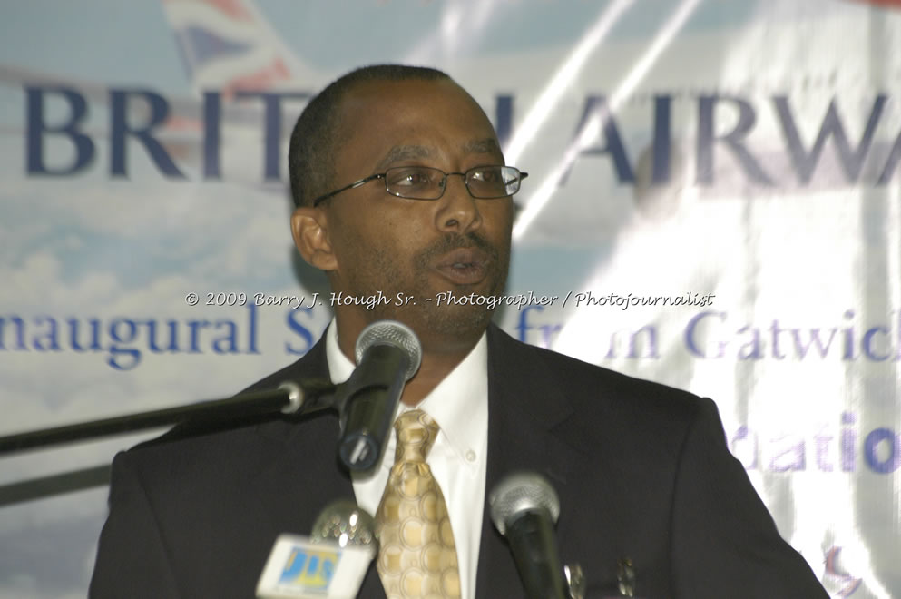  British Airways Inaugurates New Scheduled Service from London Gatwick Airport to Sangster International Airport, Montego Bay, Jamaica, Thursday, October 29, 2009 - Photographs by Barry J. Hough Sr. Photojournalist/Photograper - Photographs taken with a Nikon D70, D100, or D300 - Negril Travel Guide, Negril Jamaica WI - http://www.negriltravelguide.com - info@negriltravelguide.com...!