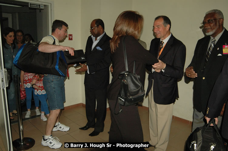 JetBue Airways' Inaugural Air Service between Sangster International Airport, Montego Bay and John F. Kennedy Airport, New York at MBJ Airports Sangster International Airport, Montego Bay, St. James, Jamaica - Thursday, May 21, 2009 - Photographs by Net2Market.com - Barry J. Hough Sr, Photographer/Photojournalist - Negril Travel Guide, Negril Jamaica WI - http://www.negriltravelguide.com - info@negriltravelguide.com...!