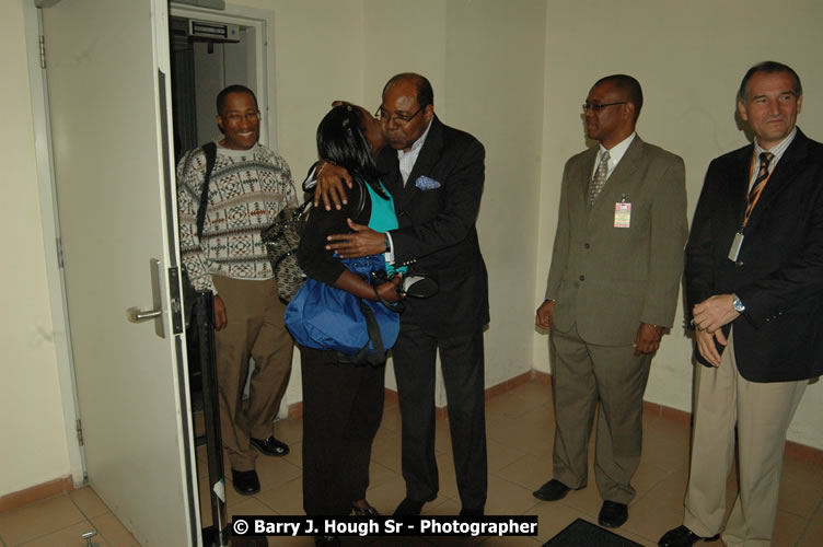 JetBue Airways' Inaugural Air Service between Sangster International Airport, Montego Bay and John F. Kennedy Airport, New York at MBJ Airports Sangster International Airport, Montego Bay, St. James, Jamaica - Thursday, May 21, 2009 - Photographs by Net2Market.com - Barry J. Hough Sr, Photographer/Photojournalist - Negril Travel Guide, Negril Jamaica WI - http://www.negriltravelguide.com - info@negriltravelguide.com...!