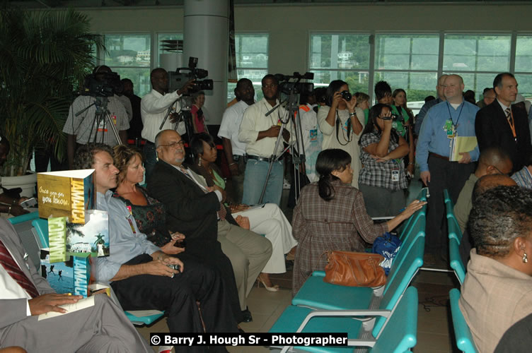 JetBue Airways' Inaugural Air Service between Sangster International Airport, Montego Bay and John F. Kennedy Airport, New York at MBJ Airports Sangster International Airport, Montego Bay, St. James, Jamaica - Thursday, May 21, 2009 - Photographs by Net2Market.com - Barry J. Hough Sr, Photographer/Photojournalist - Negril Travel Guide, Negril Jamaica WI - http://www.negriltravelguide.com - info@negriltravelguide.com...!