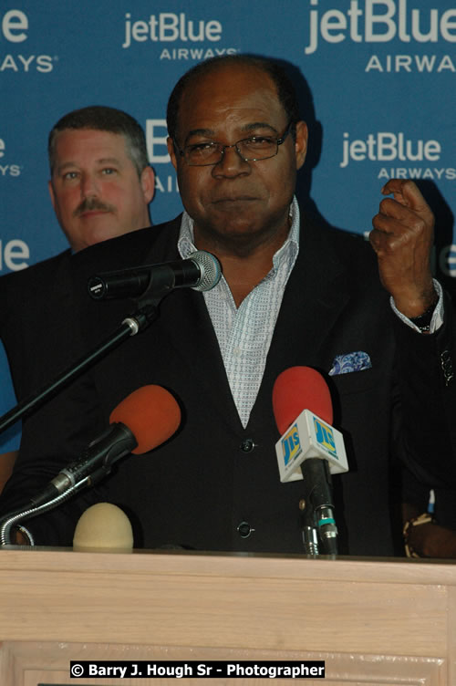 JetBue Airways' Inaugural Air Service between Sangster International Airport, Montego Bay and John F. Kennedy Airport, New York at MBJ Airports Sangster International Airport, Montego Bay, St. James, Jamaica - Thursday, May 21, 2009 - Photographs by Net2Market.com - Barry J. Hough Sr, Photographer/Photojournalist - Negril Travel Guide, Negril Jamaica WI - http://www.negriltravelguide.com - info@negriltravelguide.com...!