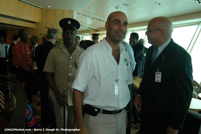 MS Freedom Of The Seas [Royal Caribbean International's - Newest Vessel] Plaques &amp; Keys Ceremony in order to commemorate its first arrival at the Port Montego Bay Photos - Negril Travel Guide, Negril Jamaica WI - http://www.negriltravelguide.com - info@negriltravelguide.com...!