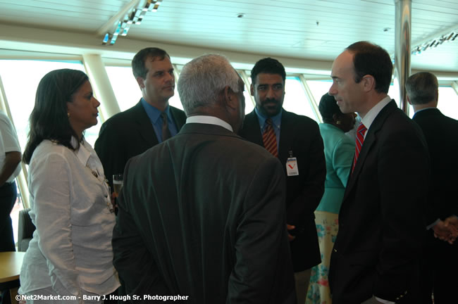 MS Freedom Of The Seas [Royal Caribbean International's - Newest Vessel] Plaques &amp; Keys Ceremony in order to commemorate its first arrival at the Port Montego Bay Photos - Negril Travel Guide, Negril Jamaica WI - http://www.negriltravelguide.com - info@negriltravelguide.com...!