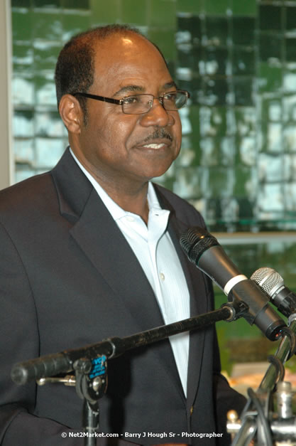 Minister of Toursim Luncheon - Minister of Tourism, Hon. Edmund Bartlett - Director of Tourism, Basil Smith - Saturday, December 15, 2007 - Rose Hall Resort and Country Club, Rose Hall, Montego Bay, Jamaica W.I. - Photographs by Net2Market.com - Barry J. Hough Sr, Photographer - Negril Travel Guide, Negril Jamaica WI - http://www.negriltravelguide.com - info@negriltravelguide.com...!