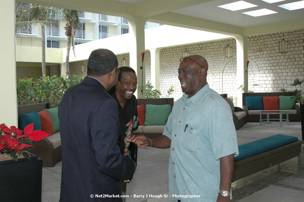 Minister of Toursim Luncheon - Minister of Tourism, Hon. Edmund Bartlett - Director of Tourism, Basil Smith - Saturday, December 15, 2007 - Rose Hall Resort and Country Club, Rose Hall, Montego Bay, Jamaica W.I. - Photographs by Net2Market.com - Barry J. Hough Sr, Photographer - Negril Travel Guide, Negril Jamaica WI - http://www.negriltravelguide.com - info@negriltravelguide.com...!