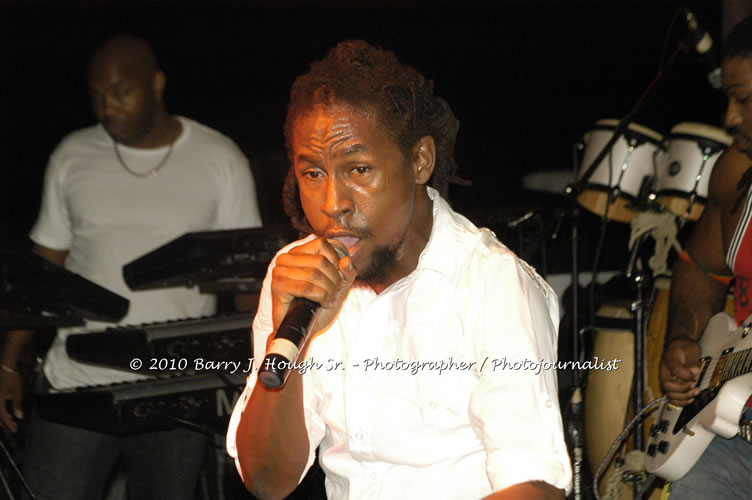 JAH Cure - Live In Concert @ Negril Escape Resort and Spa, December 15, 2009, One Love Drive, West End, Negril, Westmoreland, Jamaica W.I. - Photographs by Net2Market.com - Barry J. Hough Sr, Photographer/Photojournalist - Negril Travel Guide, Negril Jamaica WI - http://www.negriltravelguide.com - info@negriltravelguide.com...!