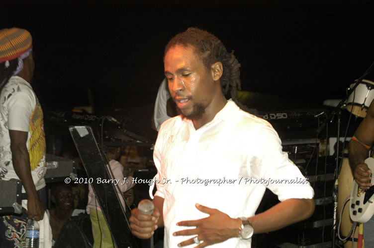 JAH Cure - Live In Concert @ Negril Escape Resort and Spa, December 15, 2009, One Love Drive, West End, Negril, Westmoreland, Jamaica W.I. - Photographs by Net2Market.com - Barry J. Hough Sr, Photographer/Photojournalist - Negril Travel Guide, Negril Jamaica WI - http://www.negriltravelguide.com - info@negriltravelguide.com...!