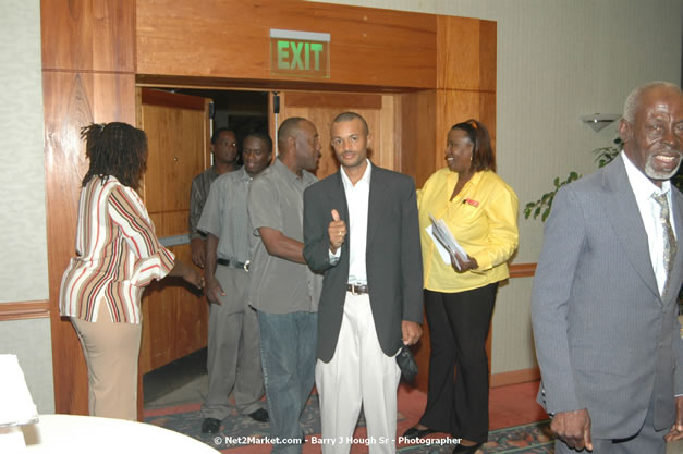 Red Cap Porters Awards - Minister of Tourism, Hon. Edmund Bartlett - Director of Tourism, Basil Smith - Friday, December 14, 2007 - Holiday Inn Sunspree, Montego Bay, Jamaica W.I. - Photographs by Net2Market.com - Barry J. Hough Sr, Photographer - Negril Travel Guide, Negril Jamaica WI - http://www.negriltravelguide.com - info@negriltravelguide.com...!