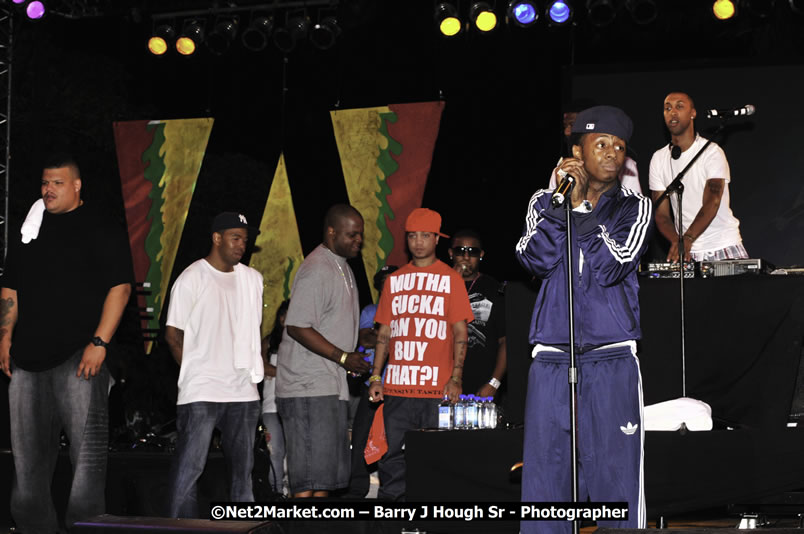 Lil Wayne @ Red Stripe Reggae Sumfest 2008 International Night 2, Catherine Hall, Montego Bay - Saturday, July 19, 2008 - Reggae Sumfest 2008 July 13 - July 19, 2008 - Photographs by Net2Market.com - Barry J. Hough Sr. Photojournalist/Photograper - Photographs taken with a Nikon D300 - Negril Travel Guide, Negril Jamaica WI - http://www.negriltravelguide.com - info@negriltravelguide.com...!