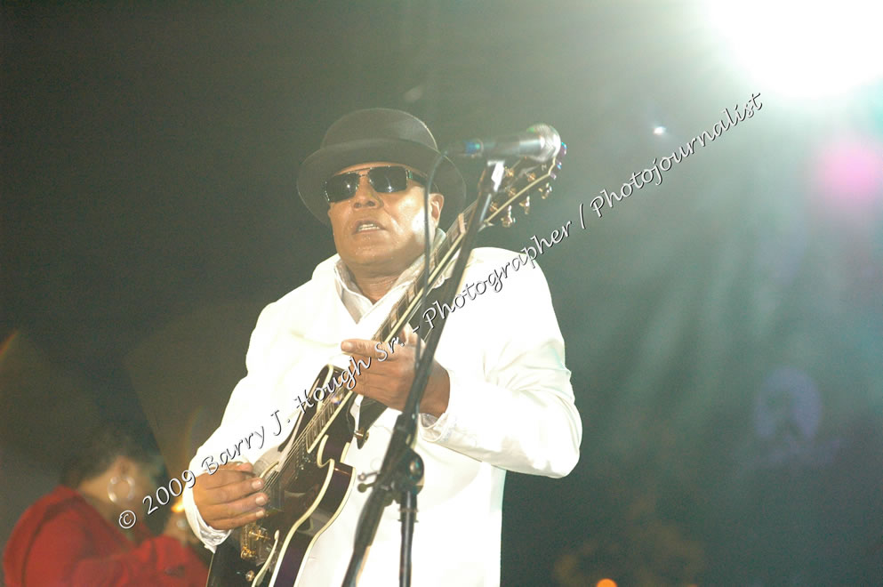 Tito Jackson @ Reggae Sumfest 2009 - International Night 2 - Tito Jackson, brother of the late King of Pop Michael Jackson performed live at Reggae Sumfest 2009. Reggae Sumfest 2009,Catherine Hall, Montego Bay, St. James, Jamaica W.I. - Saturday, July 25, 2009 - Reggae Sumfest 2009, July 19 - 25, 2009 - Photographs by Net2Market.com - Barry J. Hough Sr. Photojournalist/Photograper - Photographs taken with a Nikon D70, D100, or D300 - Negril Travel Guide, Negril Jamaica WI - http://www.negriltravelguide.com - info@negriltravelguide.com...!