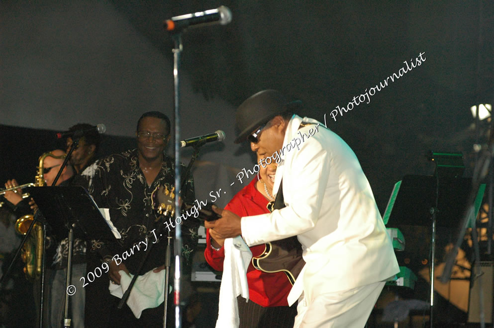 Tito Jackson @ Reggae Sumfest 2009 - International Night 2 - Tito Jackson, brother of the late King of Pop Michael Jackson performed live at Reggae Sumfest 2009. Reggae Sumfest 2009,Catherine Hall, Montego Bay, St. James, Jamaica W.I. - Saturday, July 25, 2009 - Reggae Sumfest 2009, July 19 - 25, 2009 - Photographs by Net2Market.com - Barry J. Hough Sr. Photojournalist/Photograper - Photographs taken with a Nikon D70, D100, or D300 - Negril Travel Guide, Negril Jamaica WI - http://www.negriltravelguide.com - info@negriltravelguide.com...!