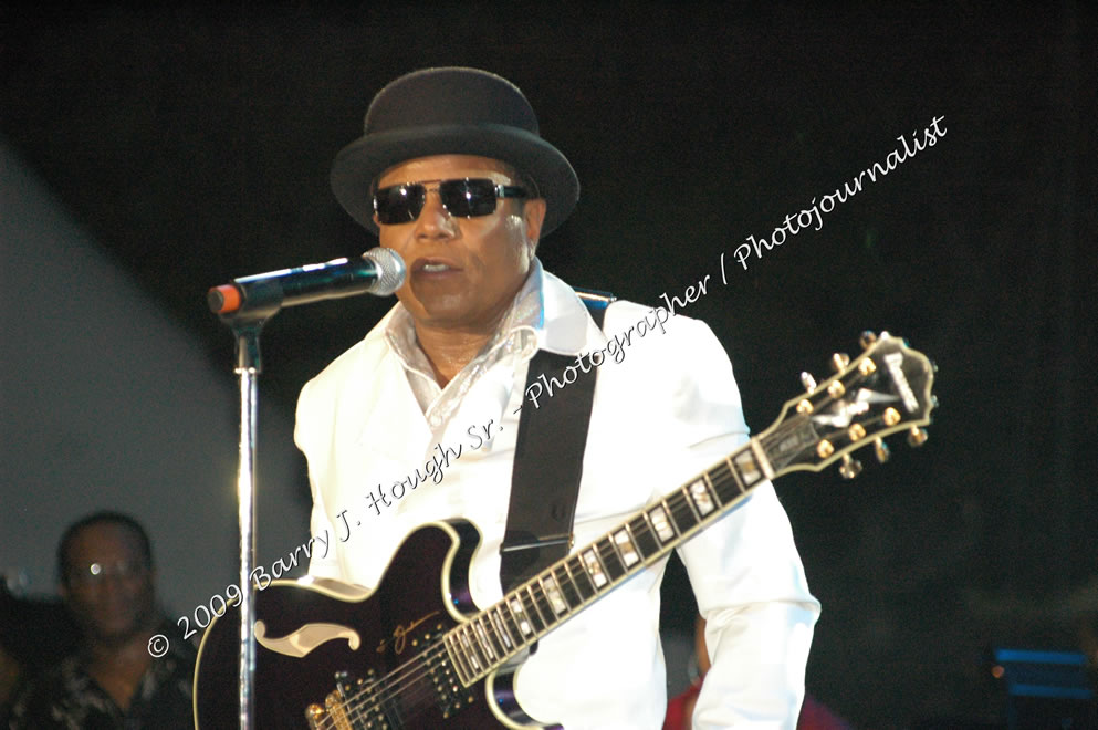 Tito Jackson @ Reggae Sumfest 2009 - International Night 2 - Tito Jackson, brother of the late King of Pop Michael Jackson performed live at Reggae Sumfest 2009. Reggae Sumfest 2009,Catherine Hall, Montego Bay, St. James, Jamaica W.I. - Saturday, July 25, 2009 - Reggae Sumfest 2009, July 19 - 25, 2009 - Photographs by Net2Market.com - Barry J. Hough Sr. Photojournalist/Photograper - Photographs taken with a Nikon D70, D100, or D300 - Negril Travel Guide, Negril Jamaica WI - http://www.negriltravelguide.com - info@negriltravelguide.com...!