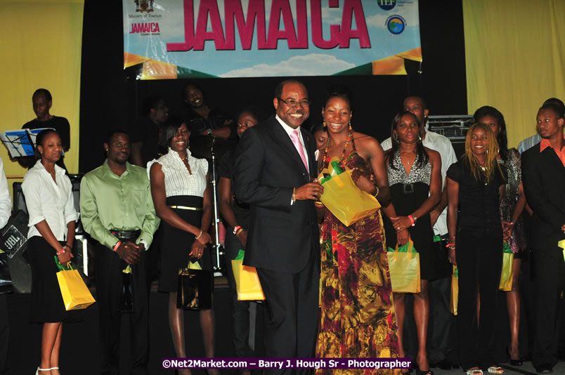 Jamaica's Olympic Athletes Reception at the Ritz Carlton - The City of Montego Bay Welcomes Our 2008 Olympians - Western Motorcade - Civic Ceremony - A Salute To Our Beijing Heros - Ritz Carlton Golf & Spa Resort, Montego Bay, Jamaica - Tuesday, October 7, 2008 - Photographs by Net2Market.com - Barry J. Hough Sr. Photojournalist/Photograper - Photographs taken with a Nikon D300 - Negril Travel Guide, Negril Jamaica WI - http://www.negriltravelguide.com - info@negriltravelguide.com...!